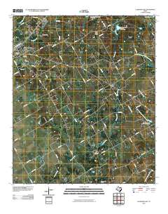 Cleburne East 2010 topographic map thumbnail