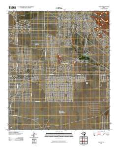 Clint NE 2010 topographic map thumbnail
