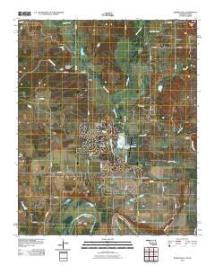 Burneyville 2010 topographic map thumbnail