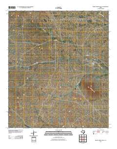 Burnt Spring Hills 2010 topographic map thumbnail