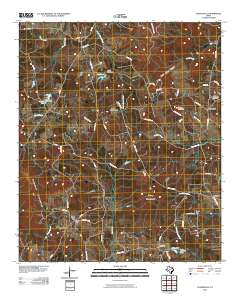 Coffeeville 2010 topographic map thumbnail