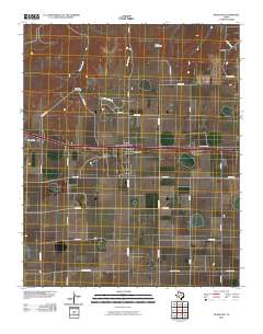 Bushland 2010 topographic map thumbnail