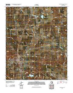 Daingerfield 2010 topographic map thumbnail