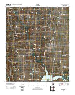 Collinsville 2010 topographic map thumbnail
