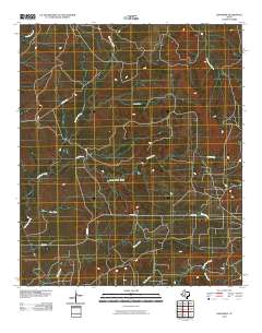 Dam Draw 2010 topographic map thumbnail