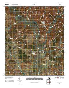 Chireno North 2010 topographic map thumbnail