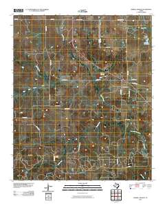 Darnell Branch 2010 topographic map thumbnail