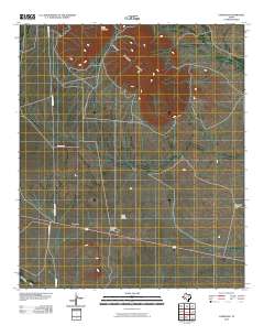 Cornudas 2010 topographic map thumbnail