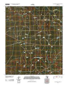 Cottonwood Creek 2010 topographic map thumbnail