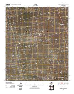 Clabber Hill Ranch 2010 topographic map thumbnail