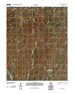 Clarendon SW 2010 topographic map thumbnail