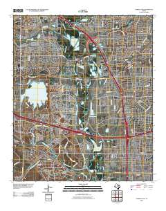 Carrollton 2010 topographic map thumbnail