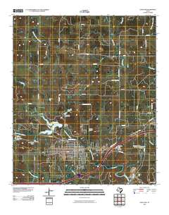 Eastland 2010 topographic map thumbnail