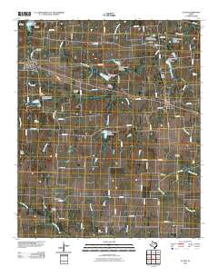 Ector 2010 topographic map thumbnail