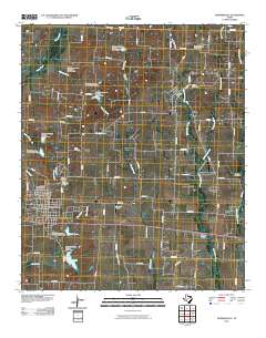 Farmersville 2010 topographic map thumbnail