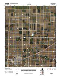 Friona 2010 topographic map thumbnail