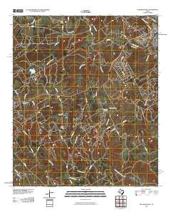 Glen Rose West 2010 topographic map thumbnail