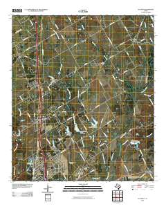 Elm Mott 2010 topographic map thumbnail
