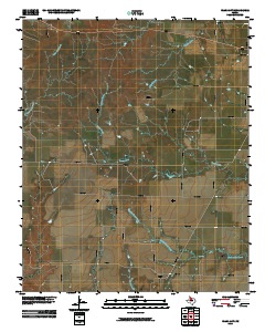 Foard City 2010 topographic map thumbnail