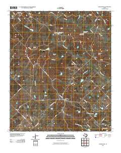 Forestburg 2010 topographic map thumbnail