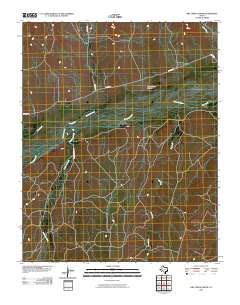 Dry Creek North 2010 topographic map thumbnail