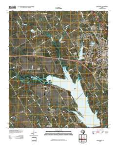 Ennis West 2010 topographic map thumbnail