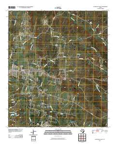 Gatesville East 2010 topographic map thumbnail