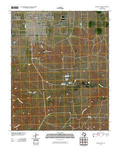 Dumas South 2010 topographic map thumbnail