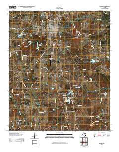 Gilmer 2010 topographic map thumbnail