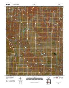 Estelline NW 2010 topographic map thumbnail
