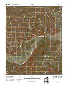 Estelline SE 2010 topographic map thumbnail
