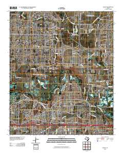 Euless 2010 topographic map thumbnail