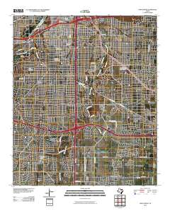 Fort Worth 2010 topographic map thumbnail
