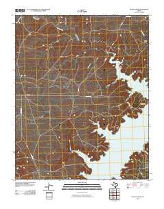 Evans Canyon 2010 topographic map thumbnail