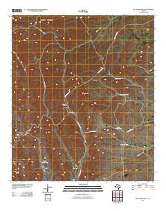 Delaware Ranch 2010 topographic map thumbnail