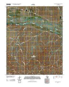 East Dry Creek 2010 topographic map thumbnail