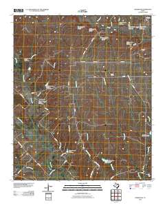 Freemound 2010 topographic map thumbnail