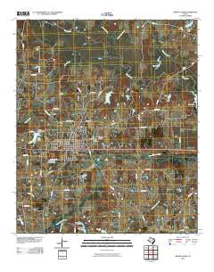 Grand Saline 2010 topographic map thumbnail