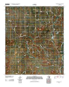 Harpersville 2010 topographic map thumbnail