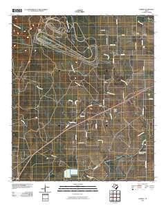 Harriet 2010 topographic map thumbnail