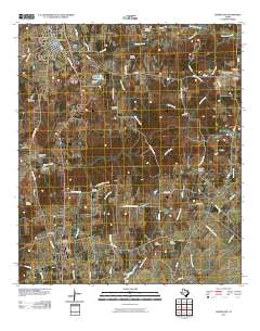 Grapeland 2010 topographic map thumbnail