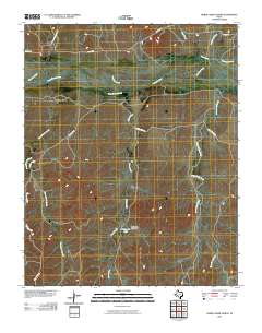 Horse Creek North 2010 topographic map thumbnail