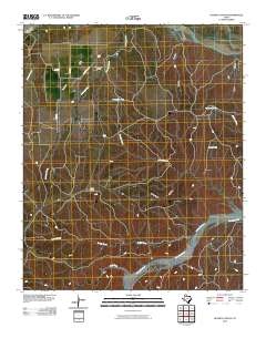 Hughes Canyon 2010 topographic map thumbnail