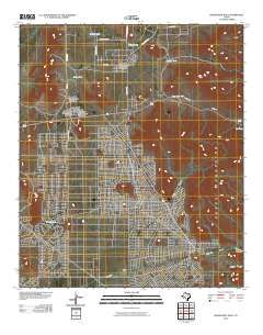Helms West Well 2010 topographic map thumbnail