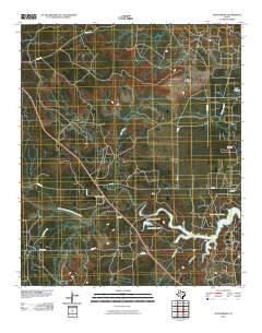 Justiceburg 2010 topographic map thumbnail