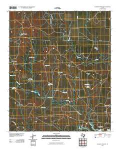 Gunsight Draw NE 2010 topographic map thumbnail