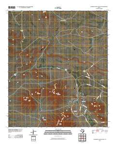 Gunsight Hills South 2010 topographic map thumbnail