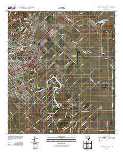 New Braunfels East 2010 topographic map thumbnail