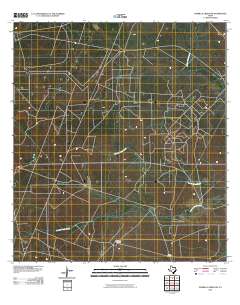 Parrilla Creek NW 2010 topographic map thumbnail