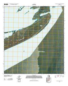 Pass Cavallo SW 2010 topographic map thumbnail